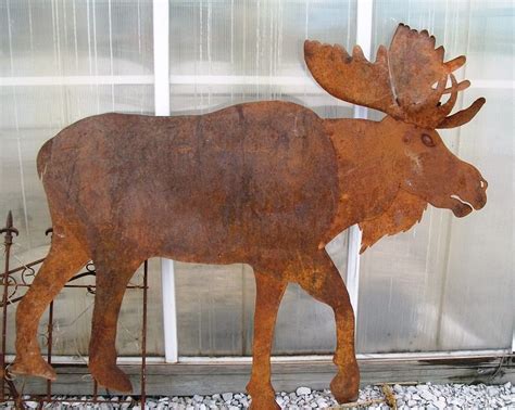 sheet metal animal sculptures|rustic metal animal sculptures.